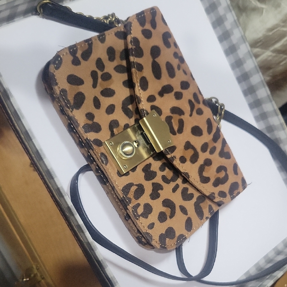 American Eagle Outfitters Leopard Print Crossbody Bag